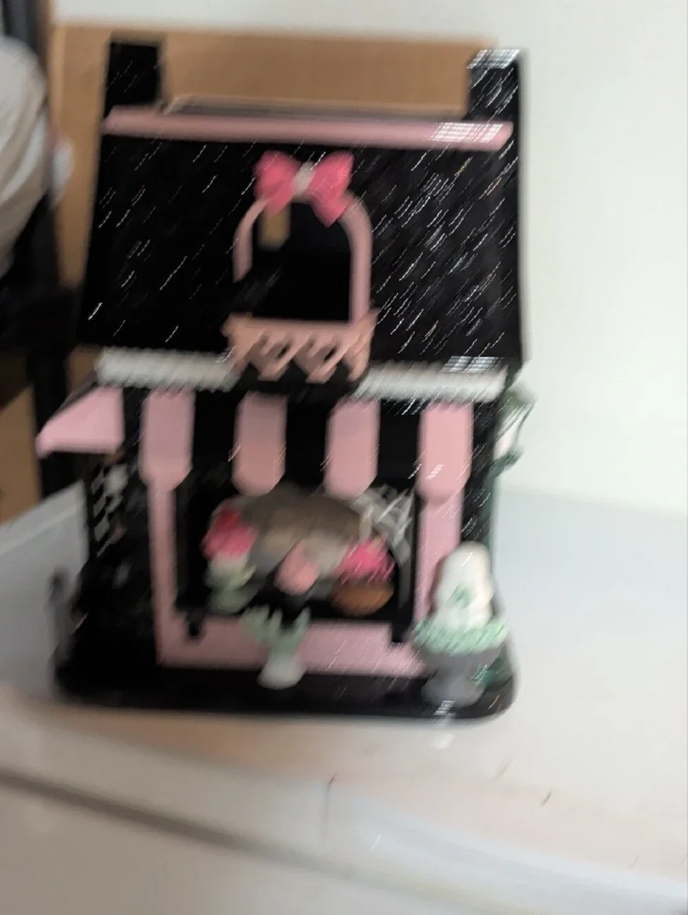 Bath And Body Works 2025 Gothic Delights Pink & Black Candle Holder